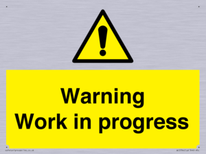 Warning Work in progress